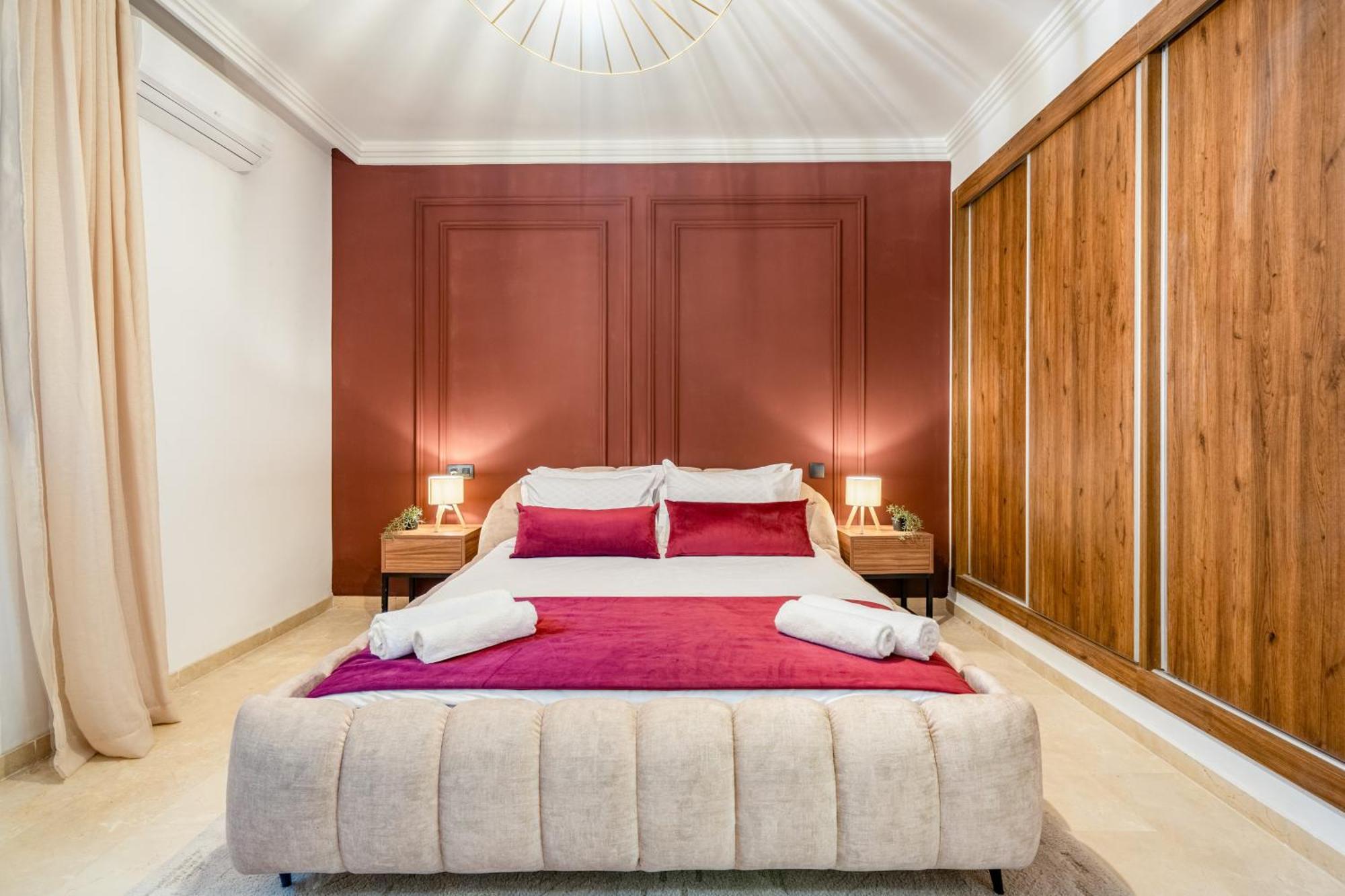Duplex 5 A Marrakech Luxe, Vue Piscine Appartamento *