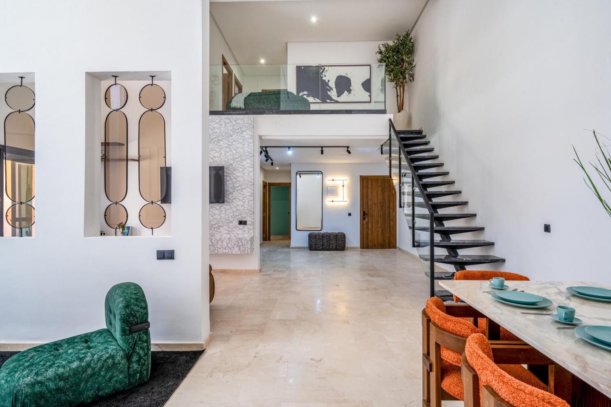 Appartamento Duplex 5 A Marrakech Luxe, Vue Piscine