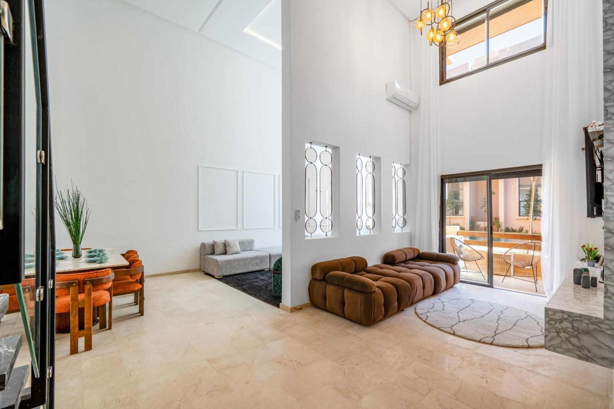 Duplex 5 A Marrakech Luxe, Vue Piscine Appartamento Marrakesh