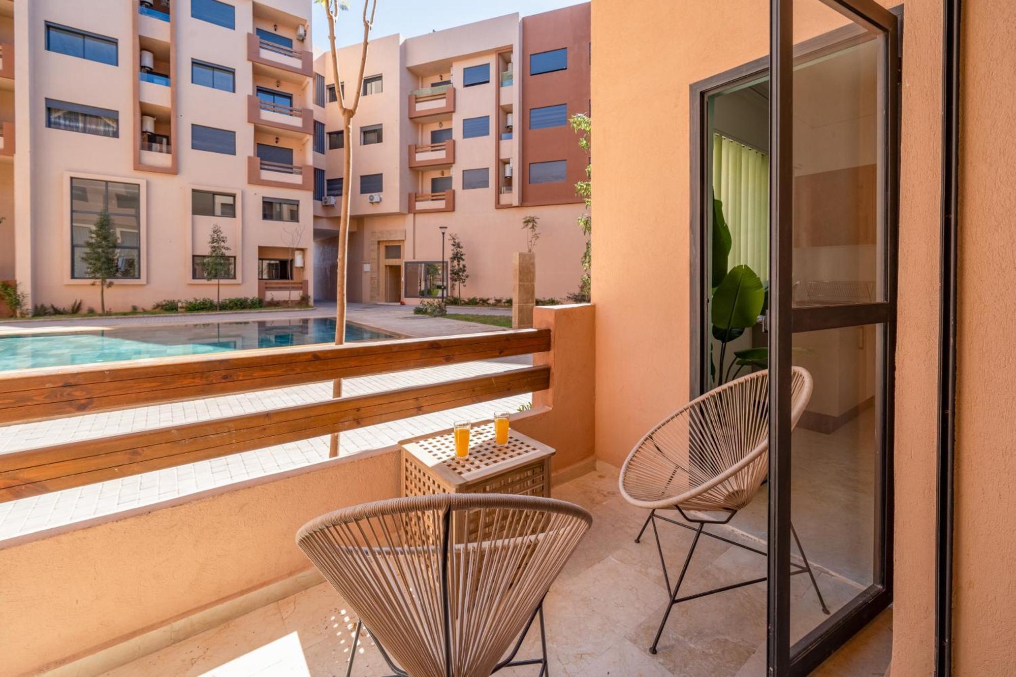 Apartment Duplex 5 A Marrakech Luxe, Vue Piscine Marrakesh