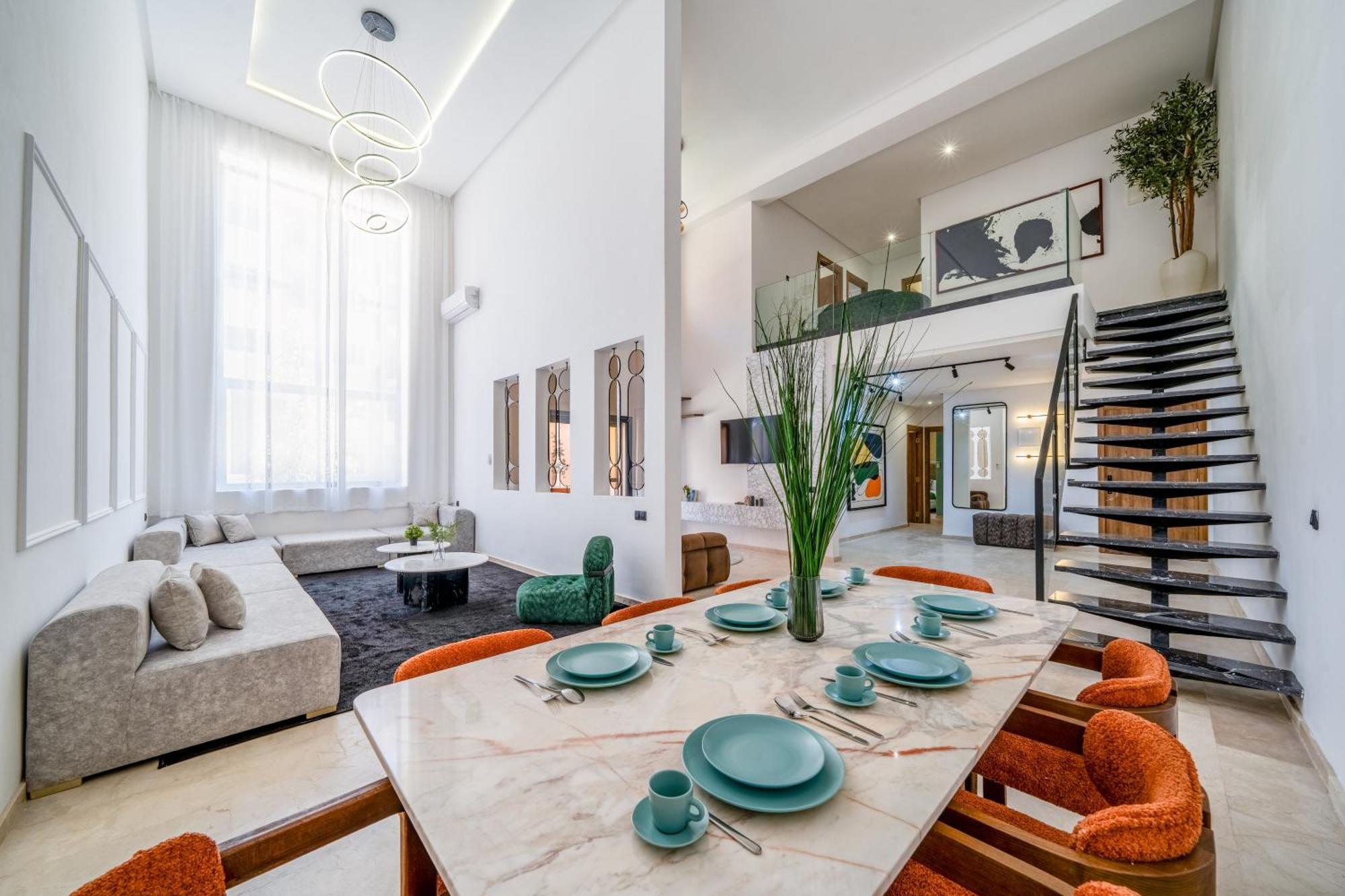 Duplex 5 A Marrakech Luxe, Vue Piscine Apartment Marrakesh